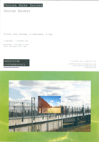 Fences Make Senses Gallery Opening Invite