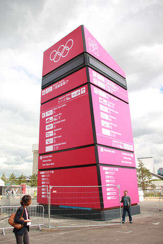 London 2012 Wayfinding Structures