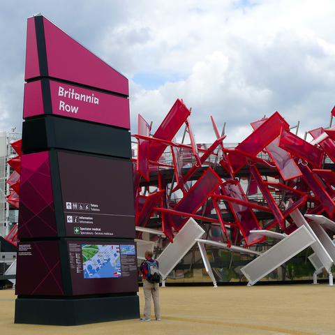 London 2012 Wayfinding Structures