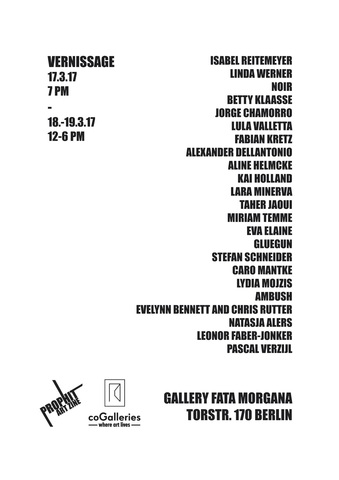 Exhibition flyer