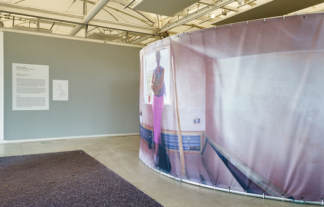 Shingle Street installation at UCA Farnham, photo: Steve White