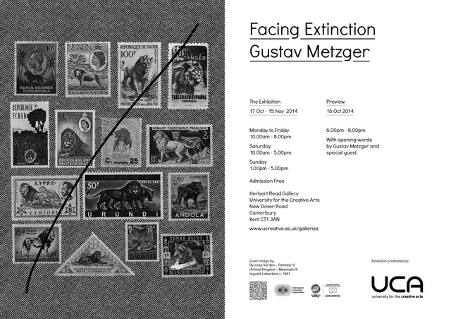 Exhibition invitation Herbert Read Gallery