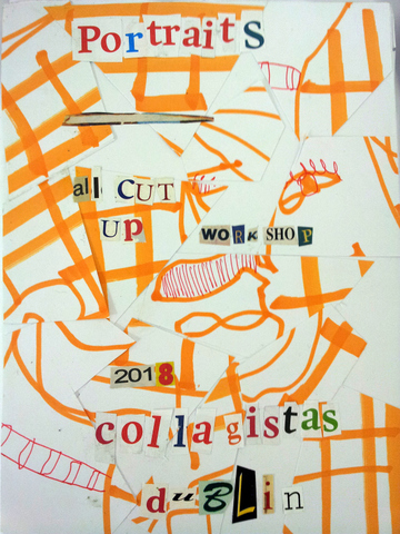 'Big Village Small World' collage at 5th Collagistas Festival, Dublin