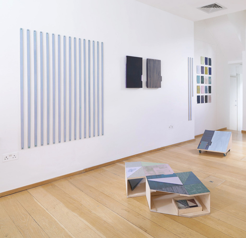 Diagramming: the space of a painting, the space of a room - installation view